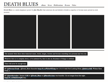 Tablet Screenshot of deathblues.com
